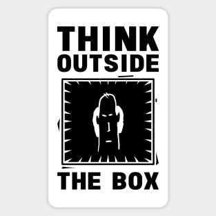 THINK OUTSIDE THE BOX Sticker